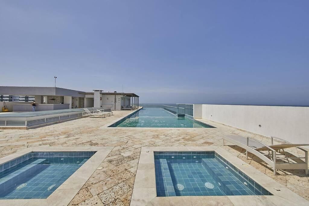 Apartamento Artsy Oceanview W Incredible Rooftop Pool Cartagena
