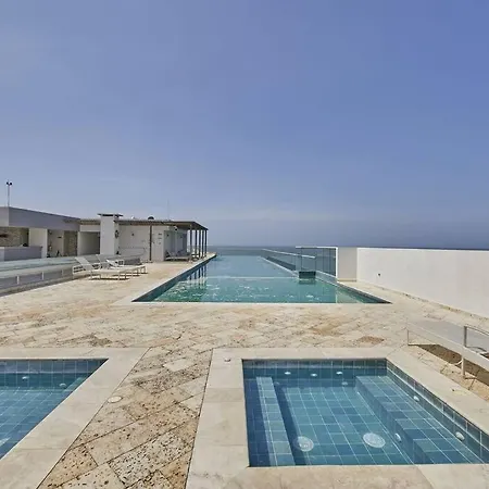 Apartamento Artsy Oceanview W Incredible Rooftop Pool Cartagena